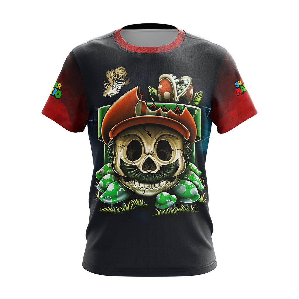 Mario Skull Unisex 3D T-shirt   