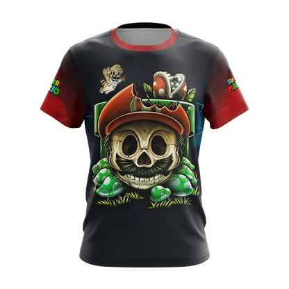 Mario Skull Unisex 3D T-shirt   