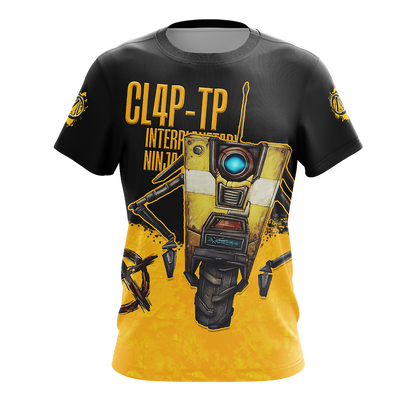 Borderlands 3 Claptrap Maxi Unisex 3D T-shirt   