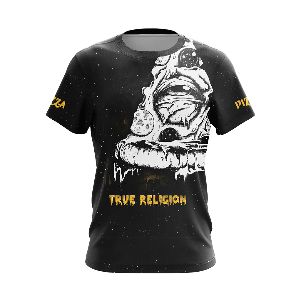 True Religion Pizza Unisex 3D T-shirt   