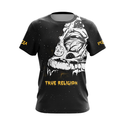 True Religion Pizza Unisex 3D T-shirt   