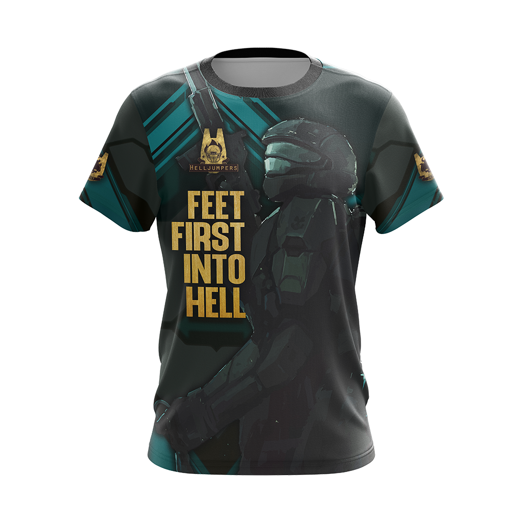 Feet First Into Hell Unisex 3D T-shirt   