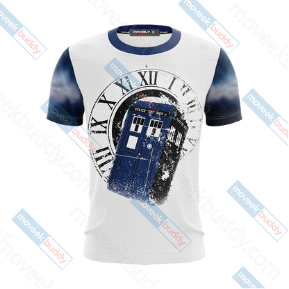 Doctor Who Tardis New Unisex 3D T-shirt   