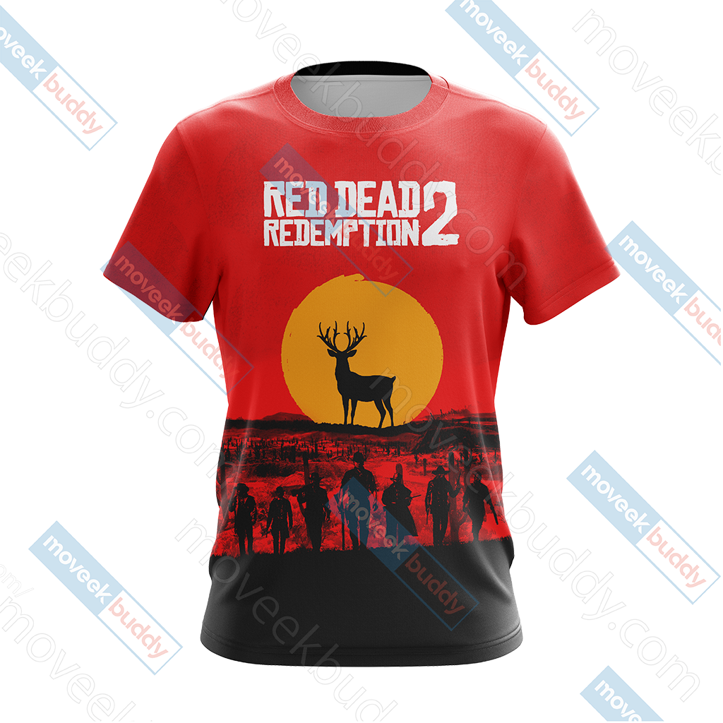 Red Dead Redemption 2 New Look Unisex 3D T-shirt   
