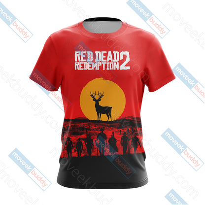 Red Dead Redemption 2 New Look Unisex 3D T-shirt   
