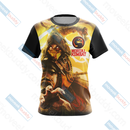Mortal Kombat - Scorpion New Style Unisex 3D T-shirt   