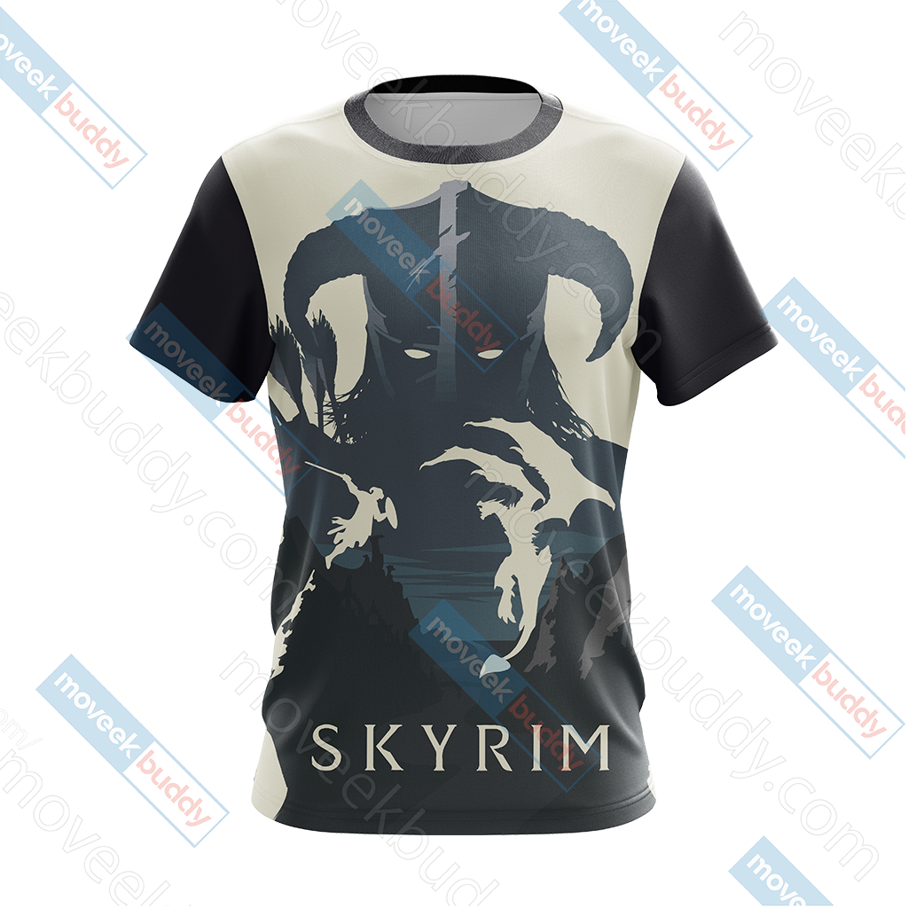 The Elder Scrolls: Skyrim Unisex 3D T-shirt   