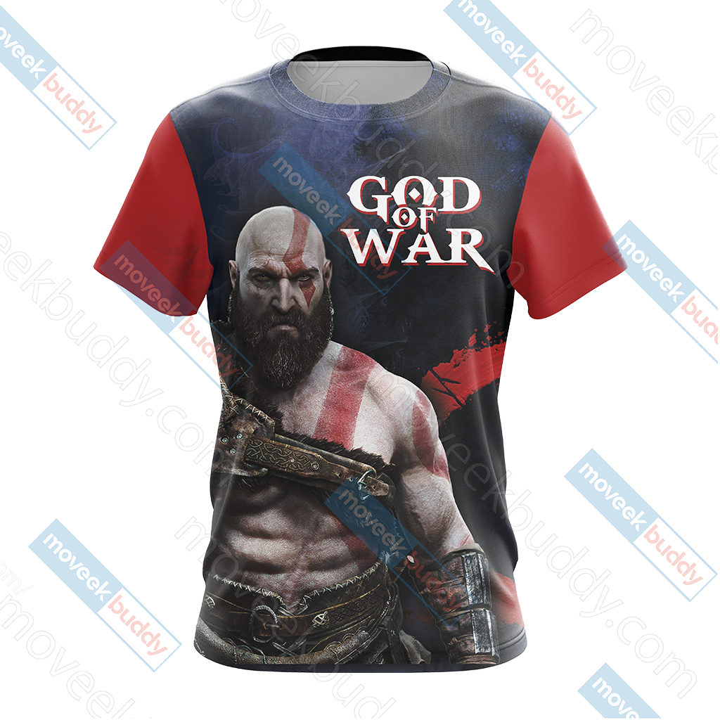 God Of War - Kratos New Collection Unisex 3D T-shirt   