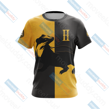 Hufflepuff Badgers Harry Potter New Look Unisex 3D T-shirt   