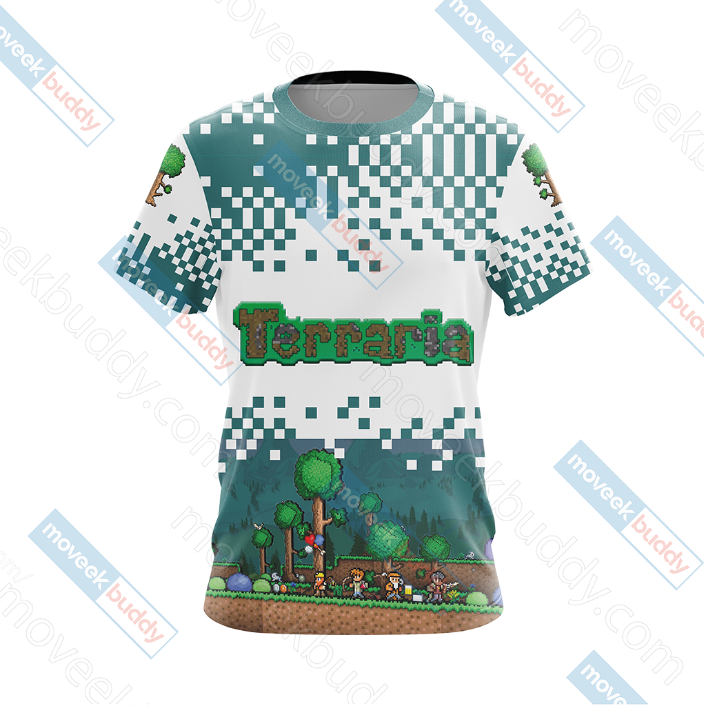 Terraria Unisex 3D T-shirt   