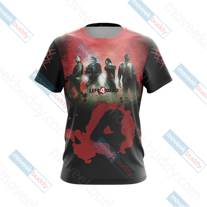 Left 4 Dead New Look Unisex 3D T-shirt   