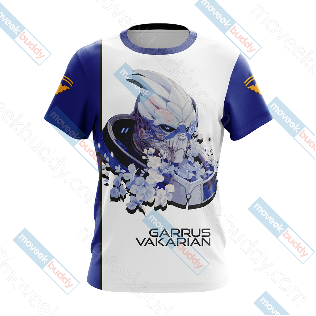 Mass Effect - Garrus Vakarian Unisex 3D T-shirt   
