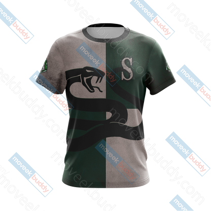 Slytherin Serpent Harry Potter New Look Unisex 3D T-shirt   