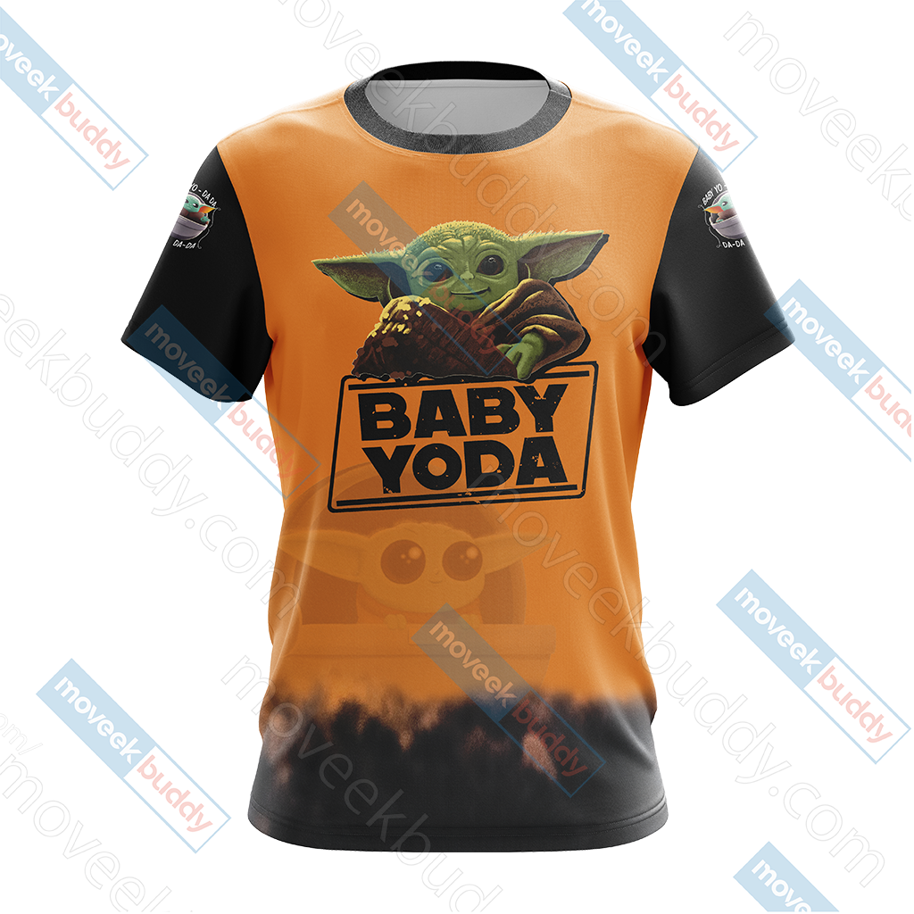 Star Wars The Mandalorian Baby Yoda Unisex 3D T-shirt   