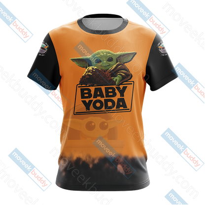 Star Wars The Mandalorian Baby Yoda Unisex 3D T-shirt   