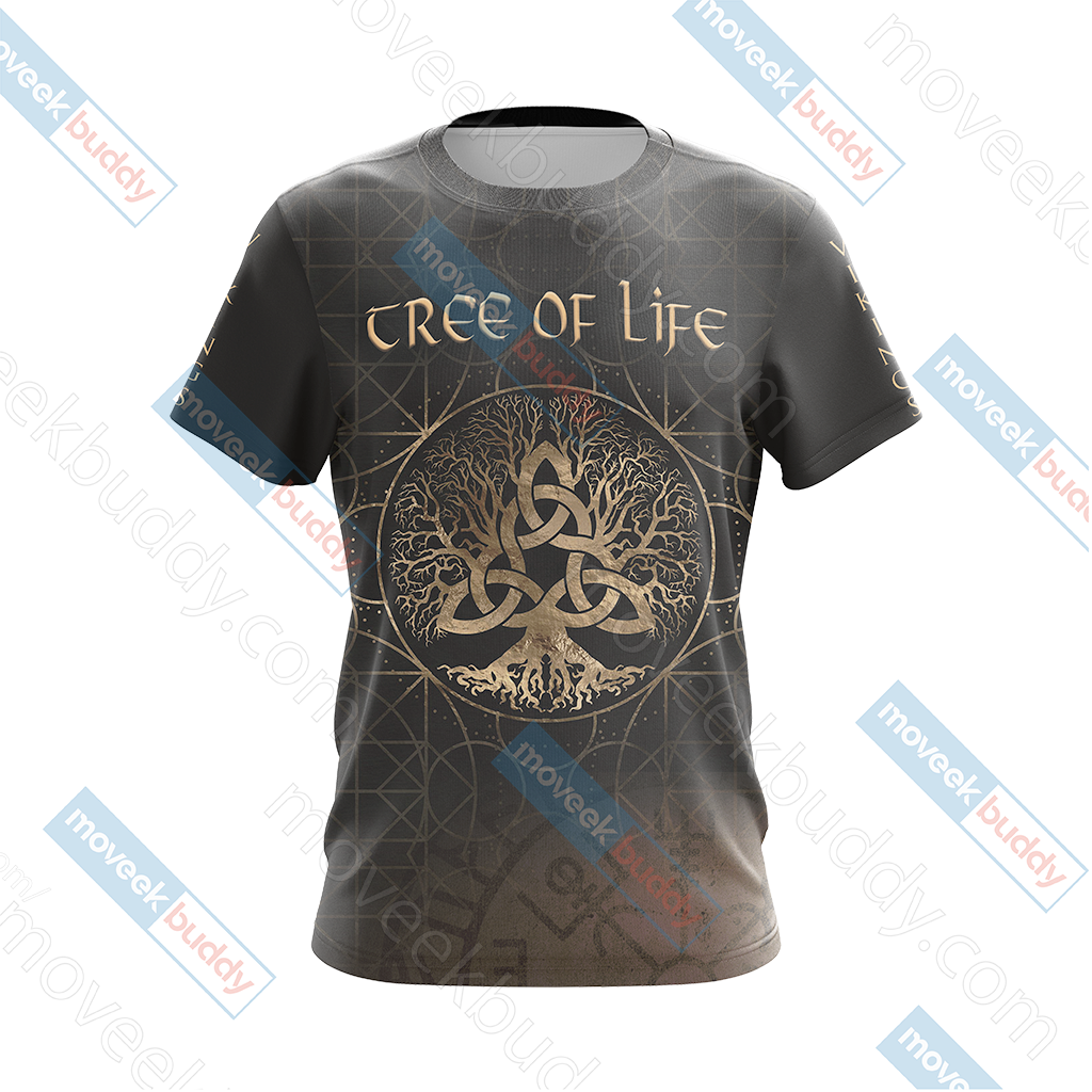 Vikings - Tree of life Unisex 3D T-shirt   