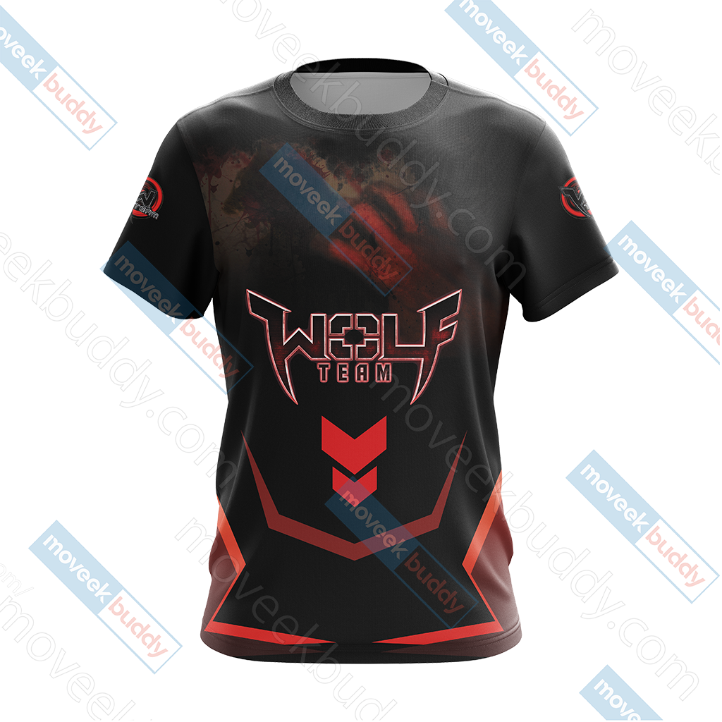 Wolfteam Unisex 3D T-shirt   