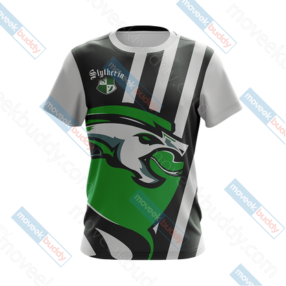 Slytherin Serpent Quiddicth Team Harry Potter New Style Unisex 3D T-shirt   