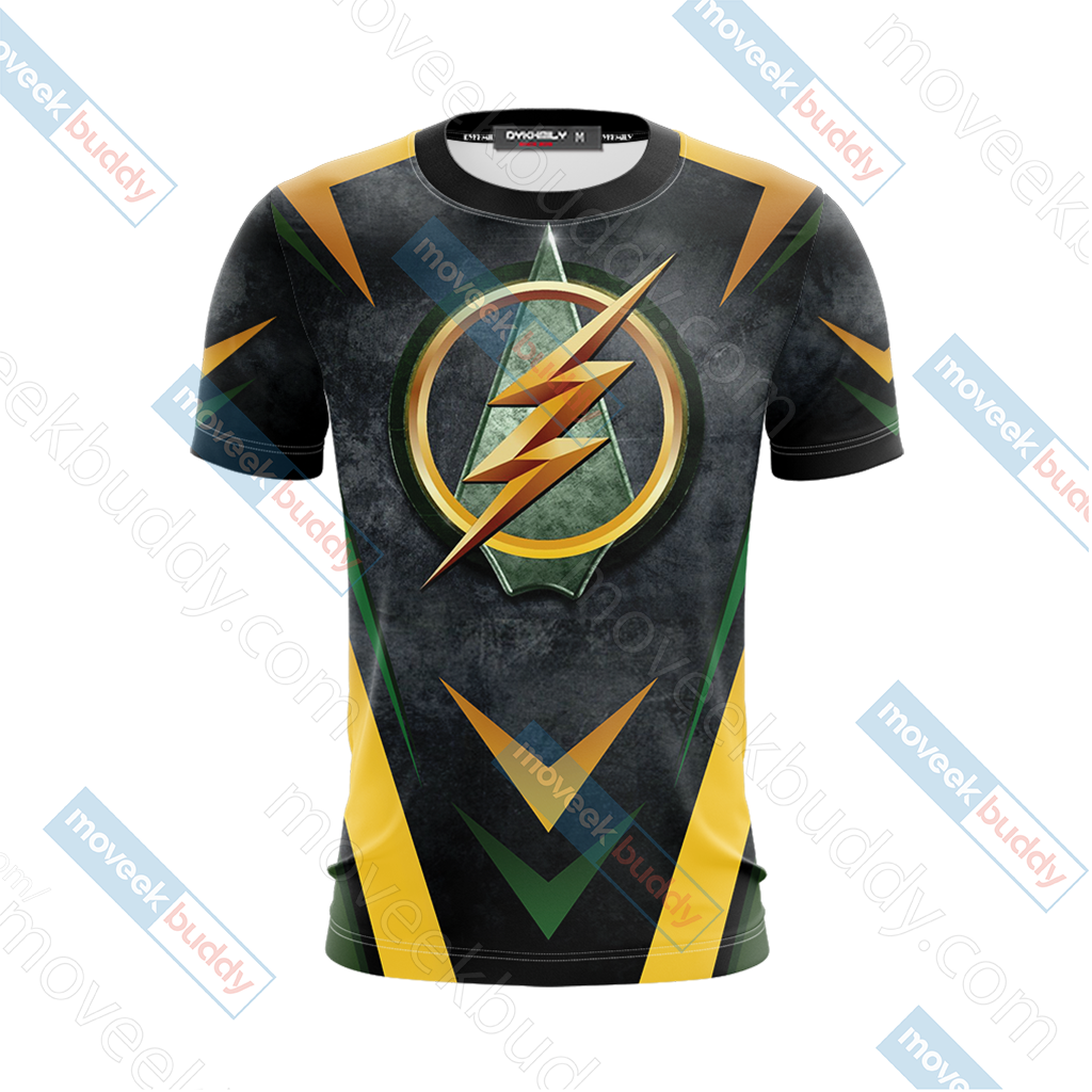 Arrow and Flash New Version Unisex 3D T-shirt   