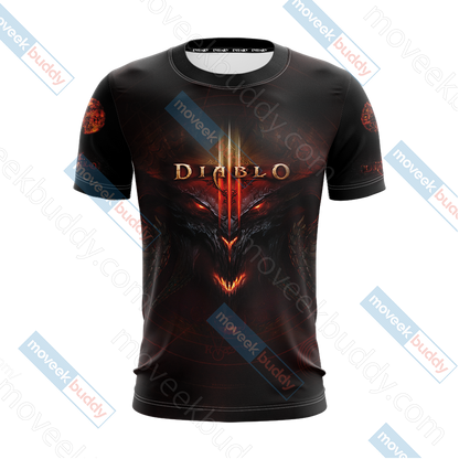 Diablo III New Unisex 3D T-shirt   
