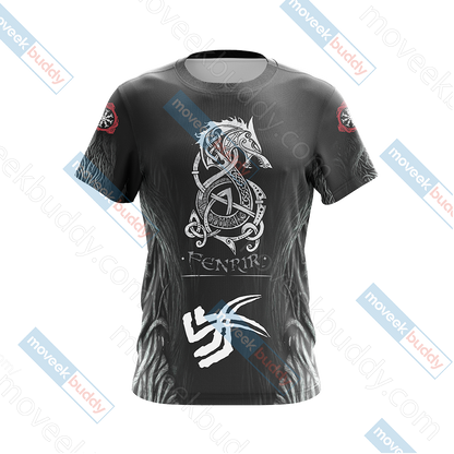 Vikings - Fenrir Unisex 3D T-shirt   
