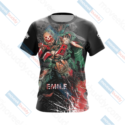 Halo - Emile Unisex 3D T-shirt   
