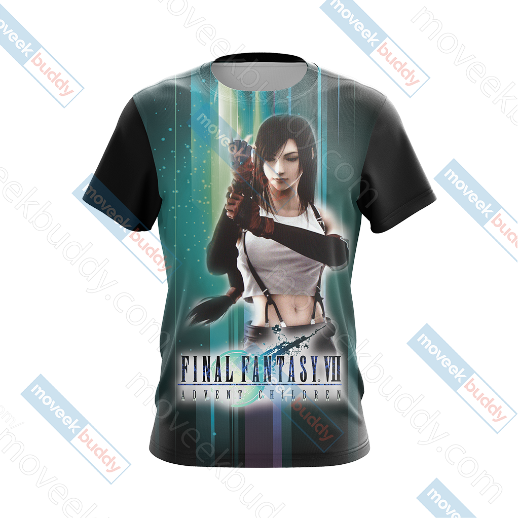 Final Fantasy VII - Tifa Lockhart Unisex Zip Hoodie T-shirt Pullover Hoodie   