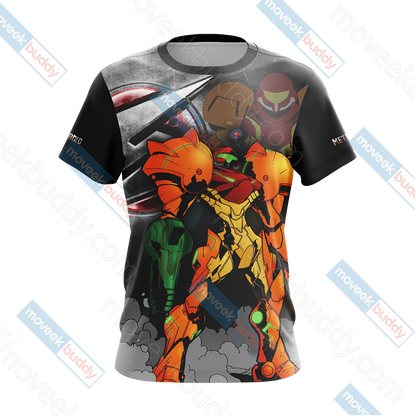 Metroid Samus New Look Unisex 3D T-shirt   