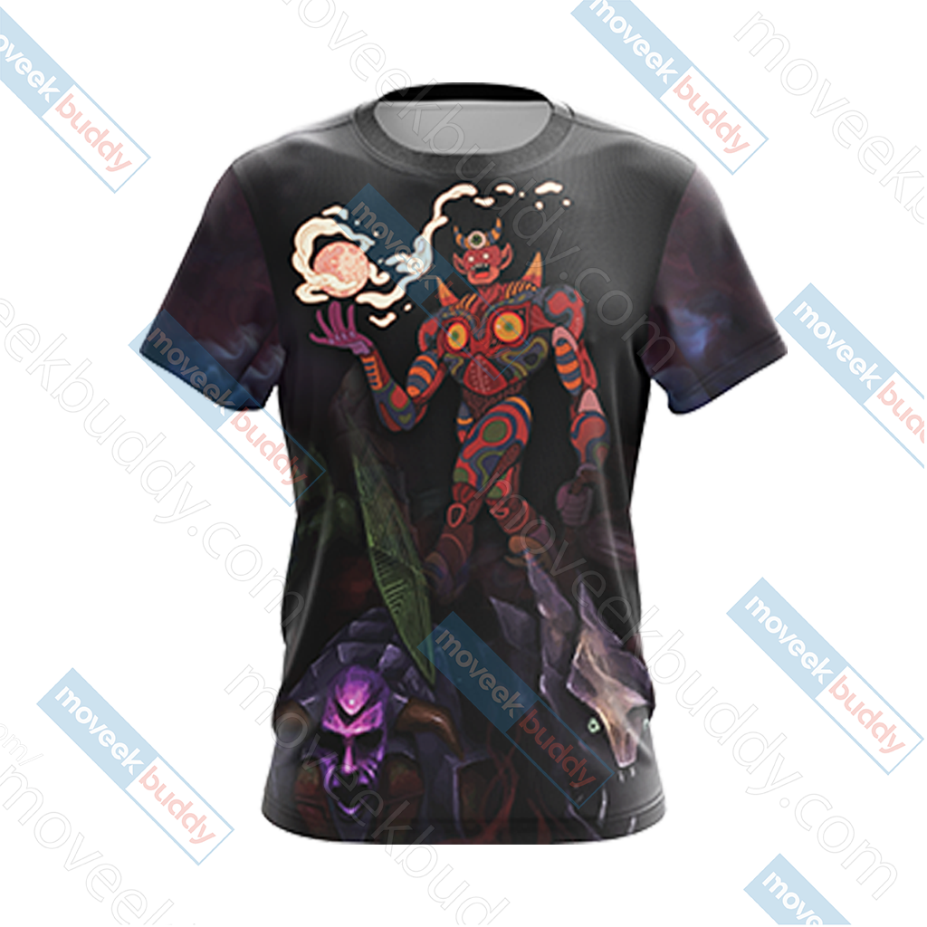 The Legend Of Zelda Majora's Wrath New Look Unisex 3D T-shirt   