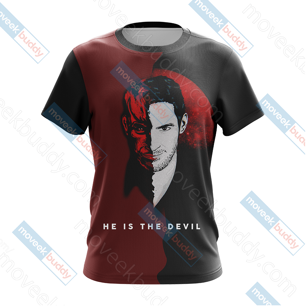 Lucifer New Lifestyle Unisex 3D T-shirt   