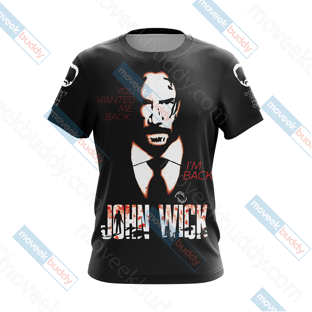 John Wick New Unisex 3D T-shirt   