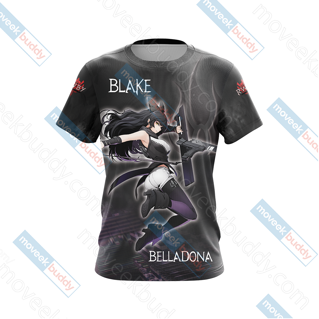 RWBY - Blake Belladonna New Version Unisex 3D T-shirt   