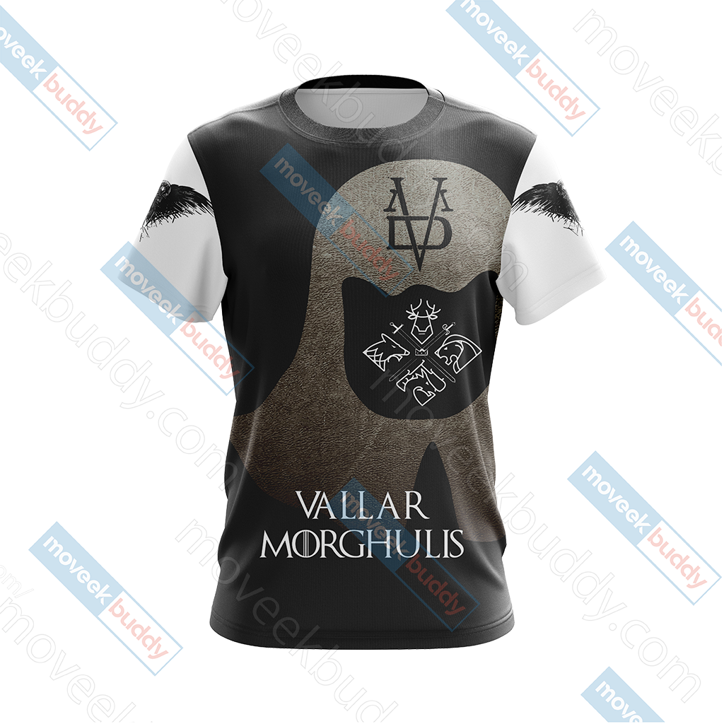 Game Of Thrones - Valar Morghulis Unisex 3D T-shirt   