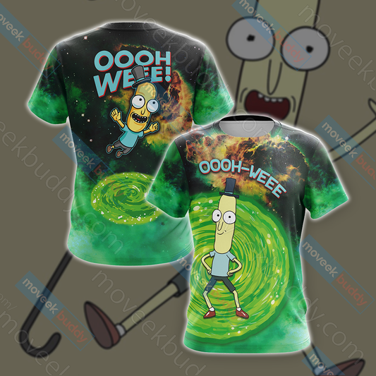 Mr.Poopybutthole Rick and Morty Unisex 3D T-shirt   