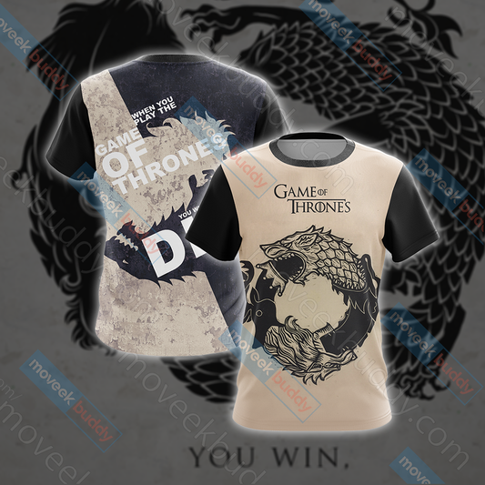 Game Of Thrones New Look Unisex 3D T-shirt   