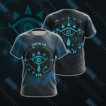 The Legend of Zelda - Sheikah Eye New  Unisex Zip Up Hoodie T-shirt S 