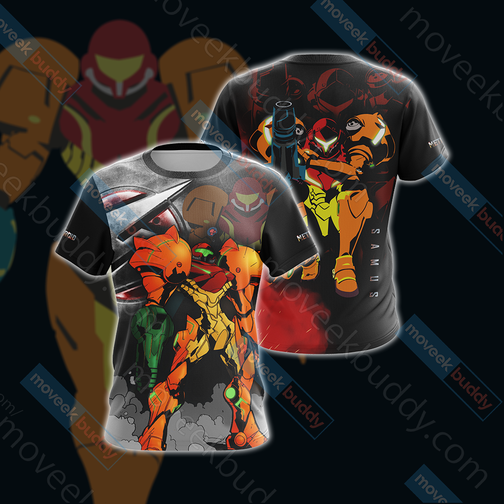 Metroid Samus New Look Unisex 3D T-shirt   