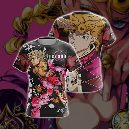 Jojo's Bizarre Adventure - Giovana Unisex 3D T-shirt   