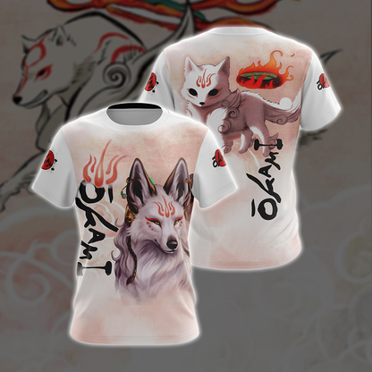 Okami Fox Unisex 3D T-shirt   