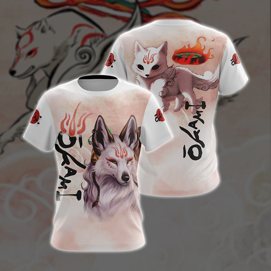 Okami Fox Unisex 3D T-shirt   