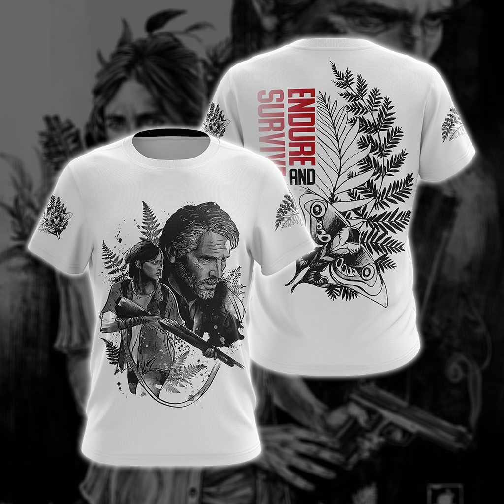 The Last Of Us - Endure And Survive Unisex 3D T-shirt   