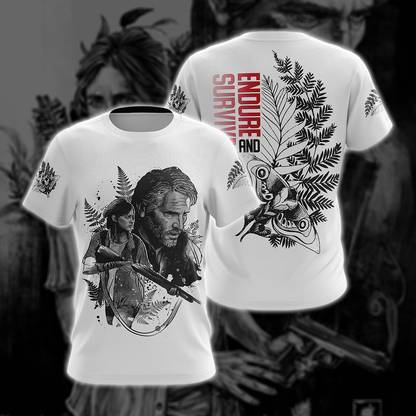 The Last Of Us - Endure And Survive Unisex 3D T-shirt   