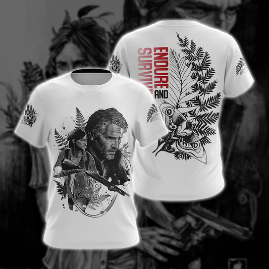 The Last Of Us - Endure And Survive Unisex 3D T-shirt   