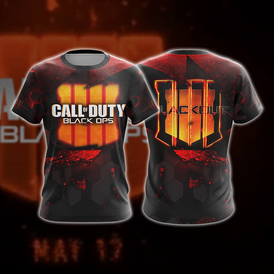Call of Duty - Black Ops 4 New Version Unisex 3D T-shirt   