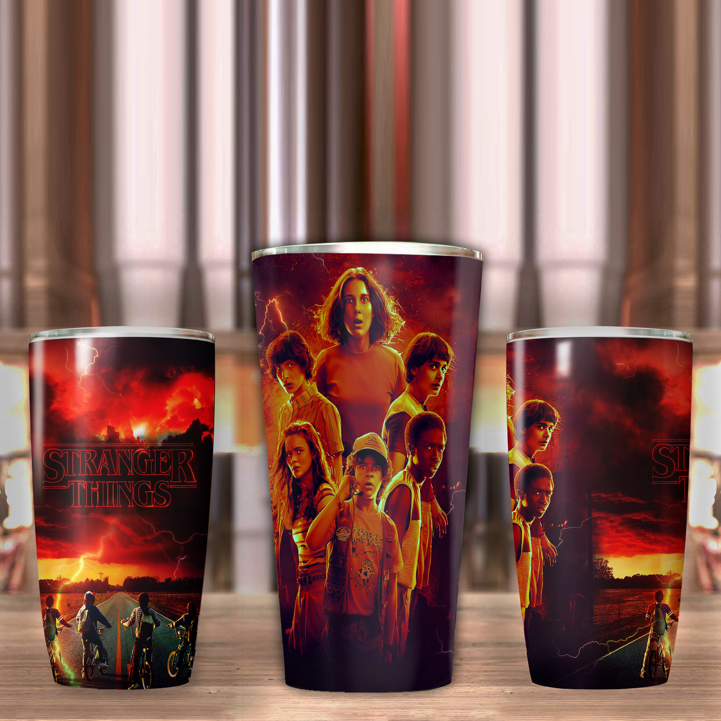 Stranger Things TV Series Insulated Stainless Steel Tumbler 20oz / 30oz   