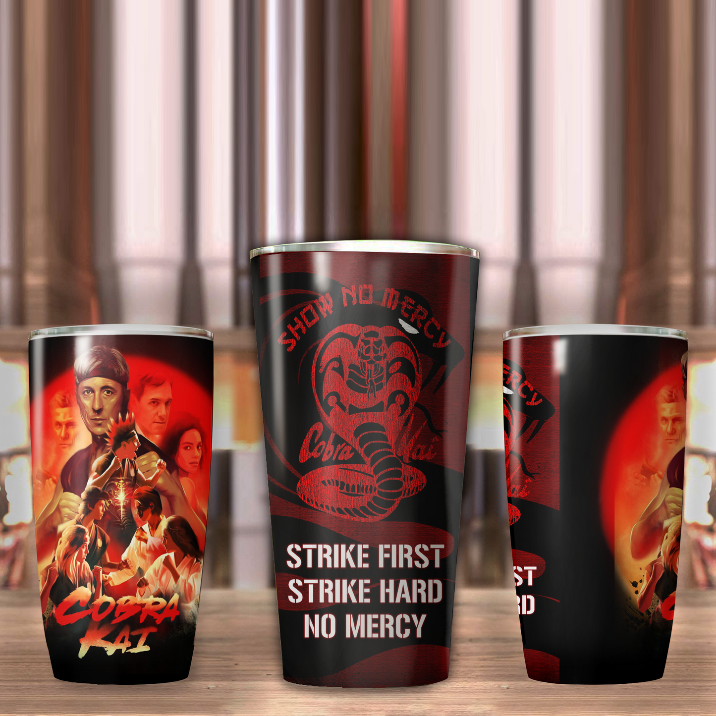 Cobra Kai TV Series Insulated Stainless Steel Tumbler 20oz / 30oz   