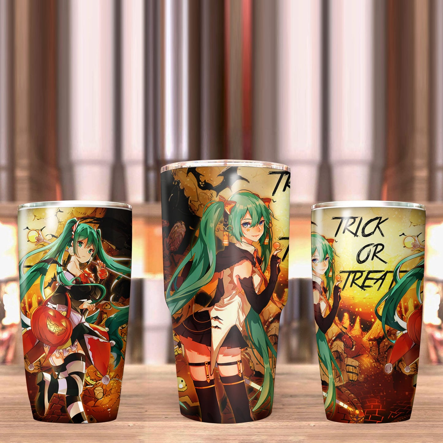 Hatsune Miku Halloween Tumbler   