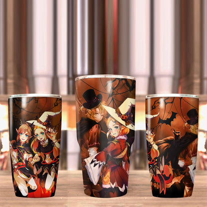 The Legend of Zelda Link & Zelda Halloween Tumbler   