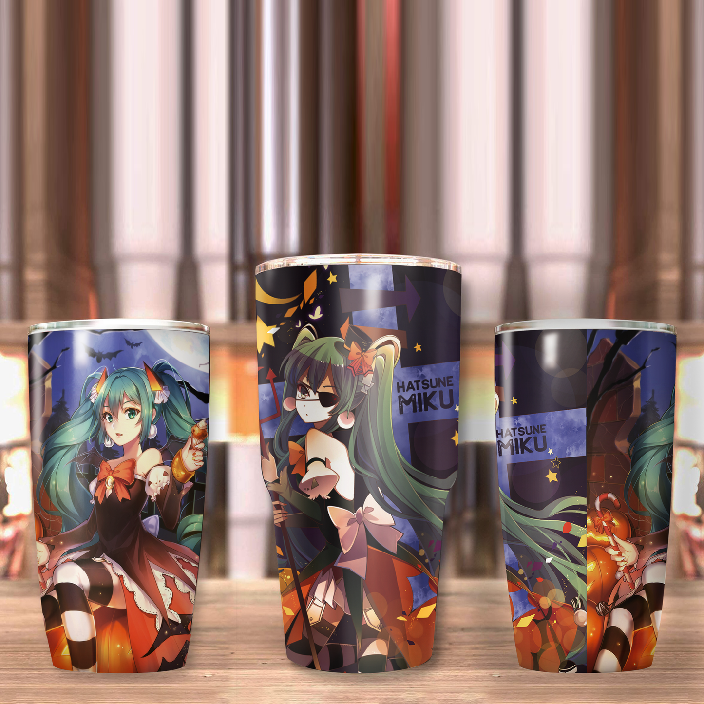 Hatsune Miku Halloween Tumbler   