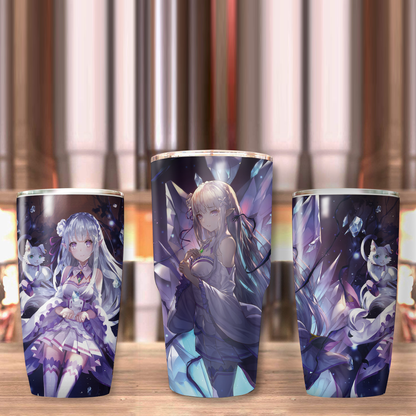 Emilia Re:Zero Tumbler   